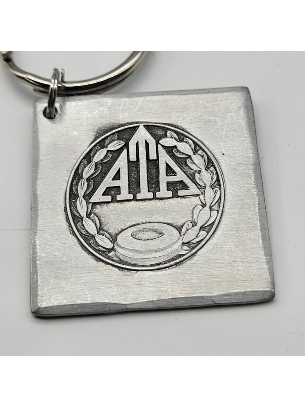 VTG ATA American Trapshooting Association aluminum keychain Wendell August